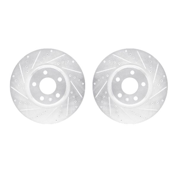 2009-2011 Audi A4 Disc Brake Rotor Set - Front (Dynamic Friction)