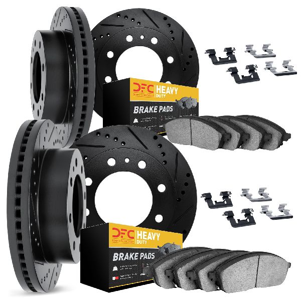 2011-2019 GMC Sierra 2500 HD Disc Brake Kit - Front and Rear (Dynamic Friction)