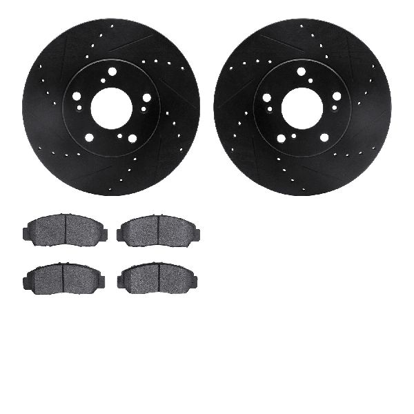 2006-2007 Acura CSX Disc Brake Kit - Front (Dynamic Friction)