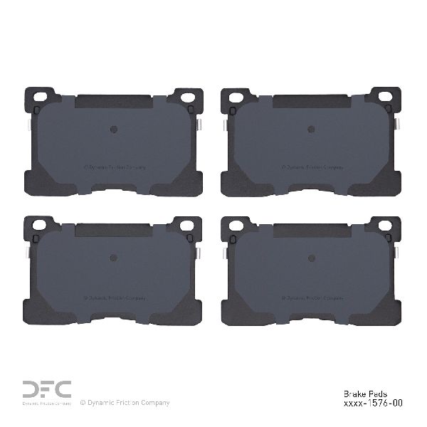2012-2016 Hyundai Equus Disc Brake Pad Set - Front (Dynamic Friction)