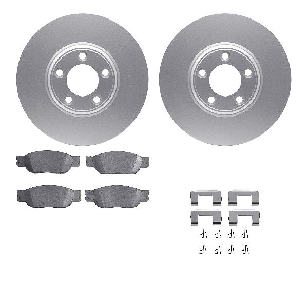 2000-2006 Lincoln LS Disc Brake Kit - Front (Dynamic Friction)
