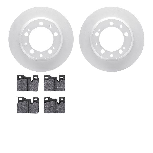 1979-1988 Porsche 924 Disc Brake Kit - Rear (Dynamic Friction)