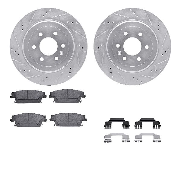 2004-2009 Cadillac SRX Disc Brake Kit - Rear (Dynamic Friction)