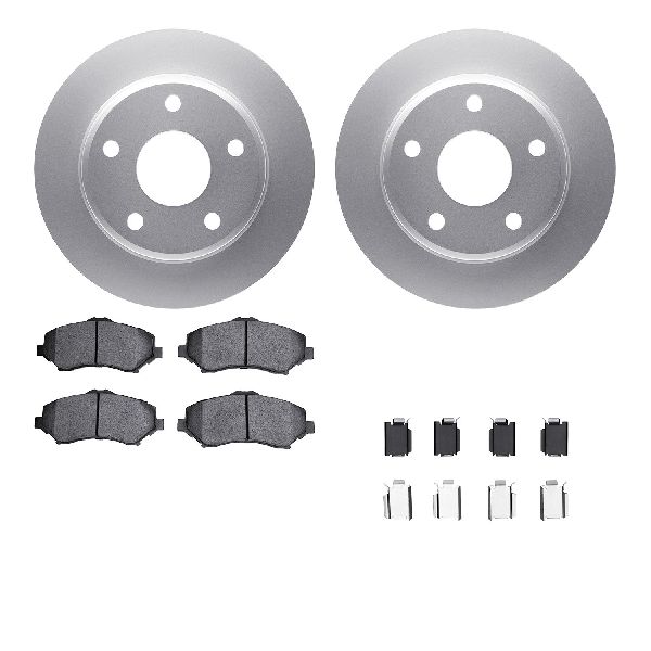 2008-2016 Dodge Grand Caravan Disc Brake Kit - Front (Dynamic Friction)