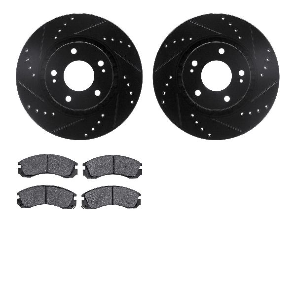 2009-2015 Mitsubishi Lancer Disc Brake Kit - Front (Dynamic Friction)