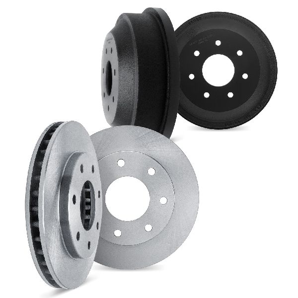 2000-2002 Ford F-150 Disc Brake Rotor Set - Front and Rear (Dynamic Friction)