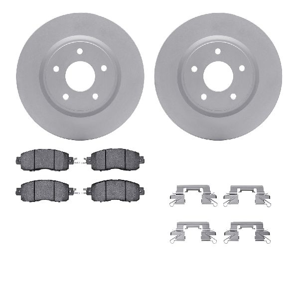 2014-2017 Nissan LEAF Disc Brake Kit - Front (Dynamic Friction)