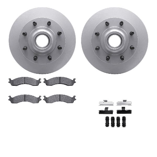 1999-2000 Ford E-350 Super Duty Disc Brake Kit - Front (Dynamic Friction)