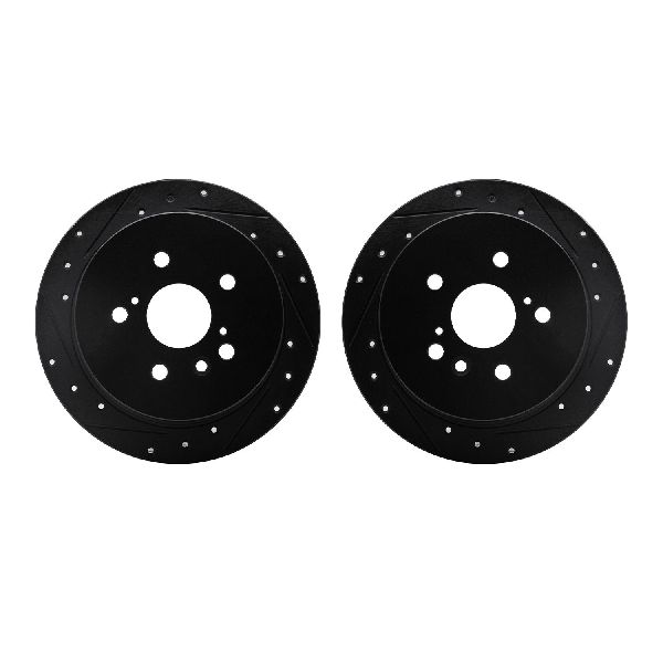 2004-2007 Toyota Highlander Disc Brake Rotor Set - Rear (Dynamic Friction)