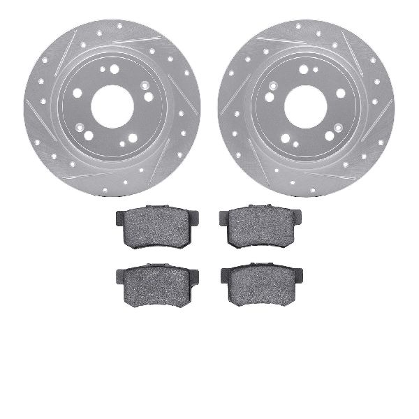 2016-2022 Acura ILX Disc Brake Kit - Rear (Dynamic Friction)