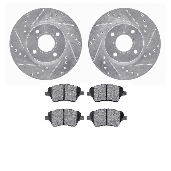 2014-2019 Ford Fiesta Disc Brake Kit - Front (Dynamic Friction)