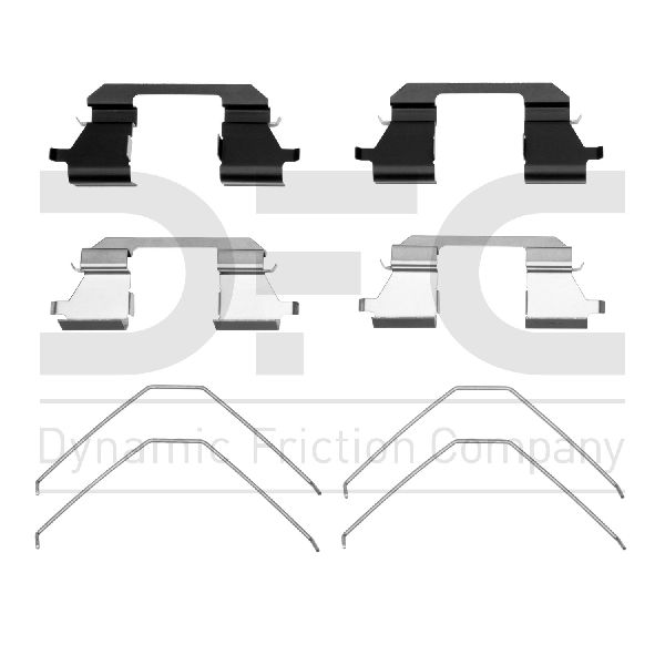 2010-2014 Honda Insight Disc Brake Hardware Kit - Front (Dynamic Friction)