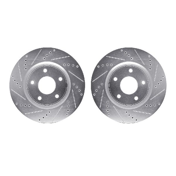 2012-2020 Dodge Journey Disc Brake Rotor Set - Front (Dynamic Friction)