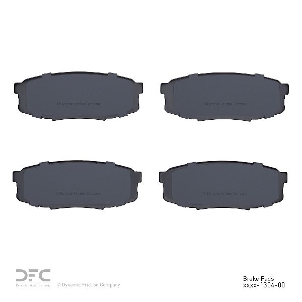 2008-2022 Toyota Sequoia Disc Brake Pad Set - Rear (Dynamic Friction)