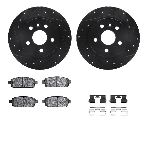 2011-2018 Chevrolet Cruze Disc Brake Kit - Rear (Dynamic Friction)