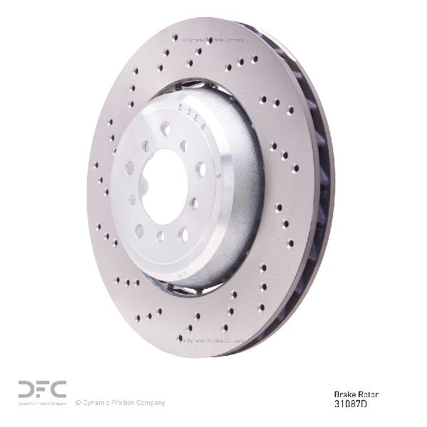 2008-2013 BMW M3 Disc Brake Rotor - Front Left (Dynamic Friction)