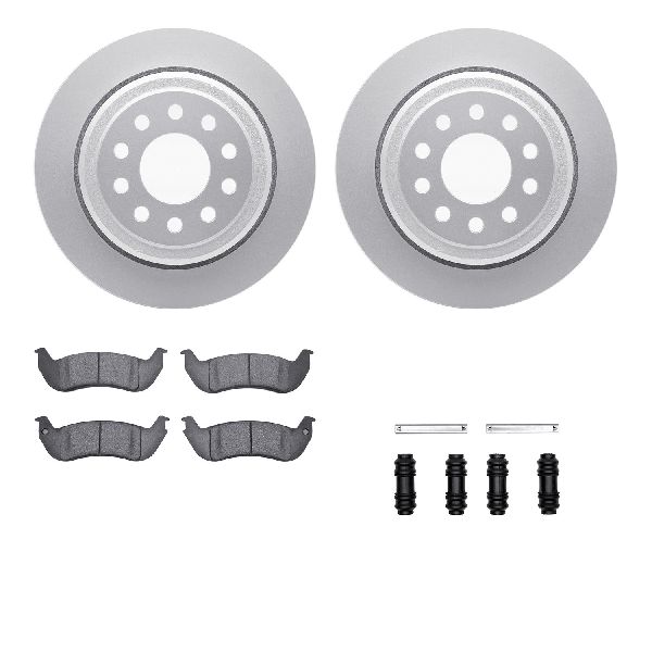 2003-2011 Lincoln Town Car Disc Brake Kit - Rear (Dynamic Friction)