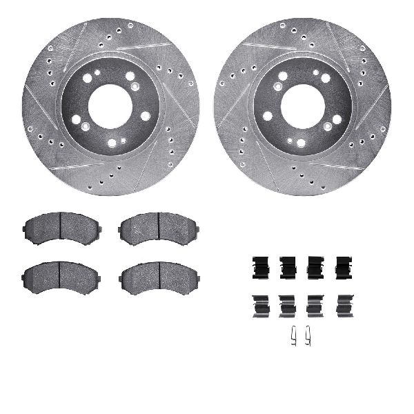 2004-2011 Mitsubishi Endeavor Disc Brake Kit - Front (Dynamic Friction)