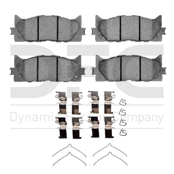 2013-2018 Lexus ES300h Disc Brake Pad Set - Front (Dynamic Friction)