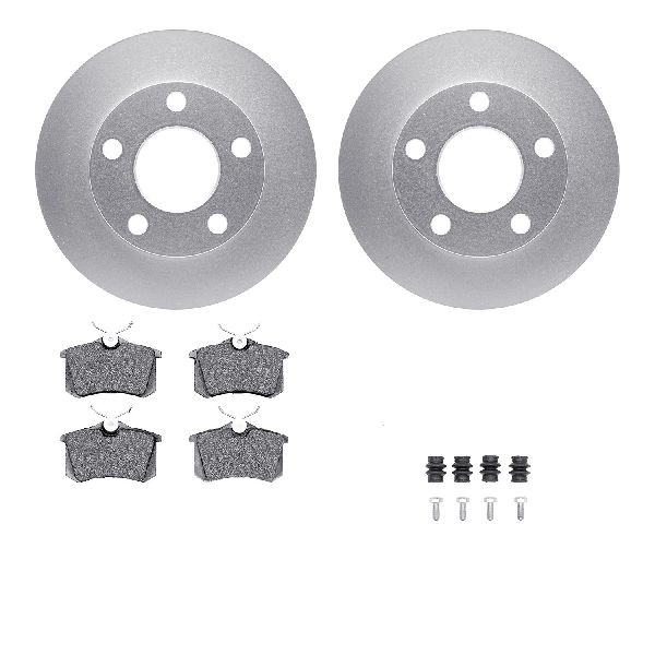 1999-2001 Audi A6 Disc Brake Kit - Rear (Dynamic Friction)