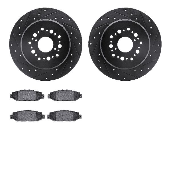 1993-1998 Toyota Supra Disc Brake Kit - Rear (Dynamic Friction)