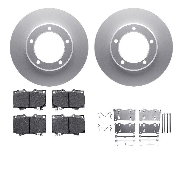 1998-2007 Toyota Land Cruiser Disc Brake Kit - Front (Dynamic Friction)
