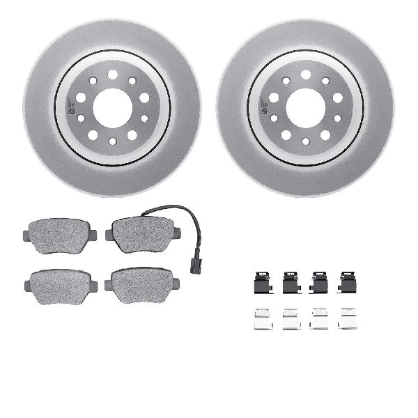 2014-2016 Maserati Ghibli Disc Brake Kit - Rear (Dynamic Friction)