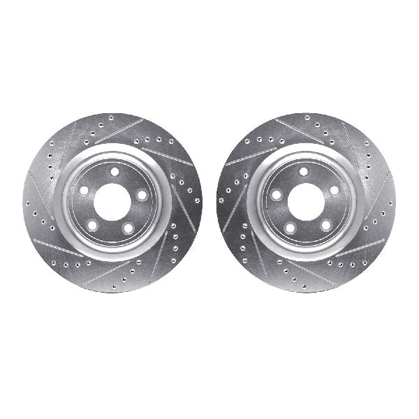 2016-2019 Jaguar XJ Disc Brake Rotor Set - Rear (Dynamic Friction)