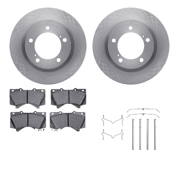 2008-2015 Lexus LX570 Disc Brake Kit - Front (Dynamic Friction)