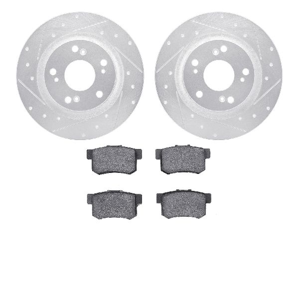 2000-2009 Honda S2000 Disc Brake Kit - Rear (Dynamic Friction)