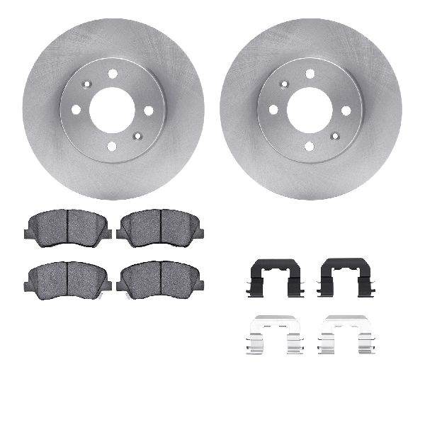 2012-2017 Hyundai Accent Disc Brake Kit - Front (Dynamic Friction)