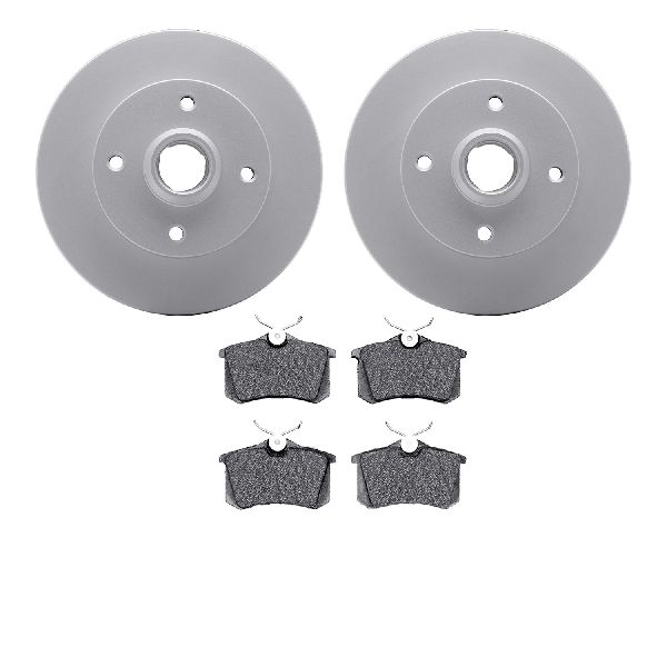1985-1996 Volkswagen Jetta Disc Brake Kit - Rear (Dynamic Friction)