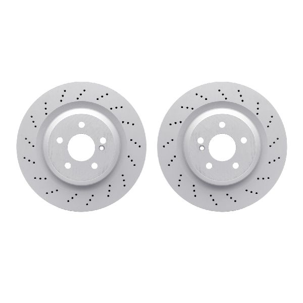 2004-2009 Mercedes-Benz SL600 Disc Brake Rotor Set - Rear (Dynamic Friction)