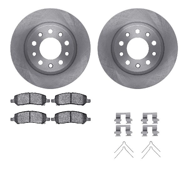2013-2016 Dodge Dart Disc Brake Kit - Rear (Dynamic Friction)
