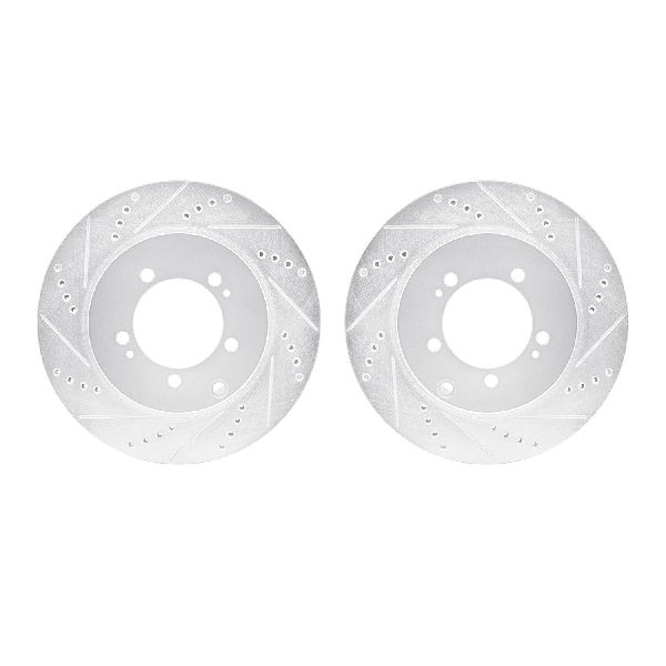 2003-2006 Mitsubishi Lancer Disc Brake Rotor Set - Rear (Dynamic Friction)