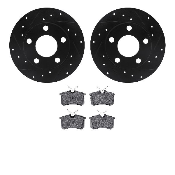 1999-2005 Volkswagen Passat Disc Brake Kit - Rear (Dynamic Friction)