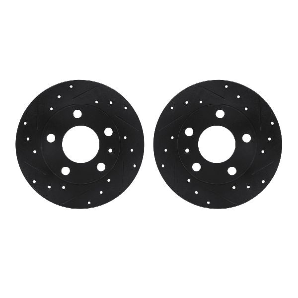 2002-2006 Audi A4 Disc Brake Rotor Set - Rear (Dynamic Friction)