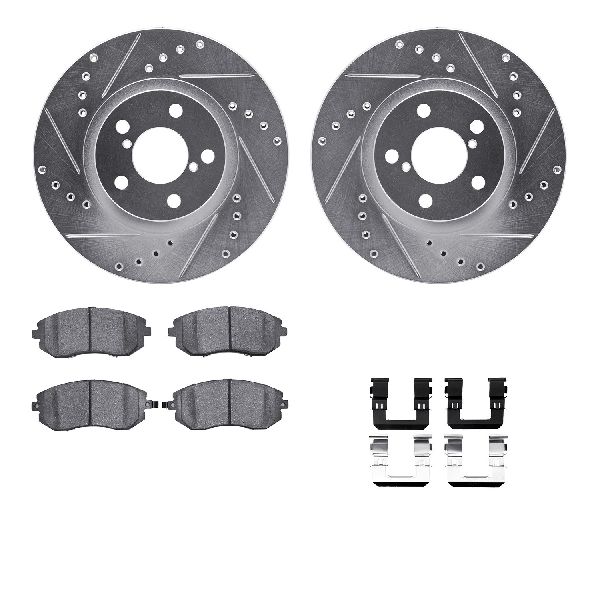 2002-2010 Subaru Impreza Disc Brake Kit - Front (Dynamic Friction)