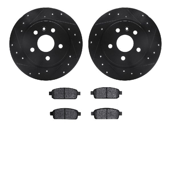 2011-2018 Chevrolet Cruze Disc Brake Kit - Rear (Dynamic Friction)