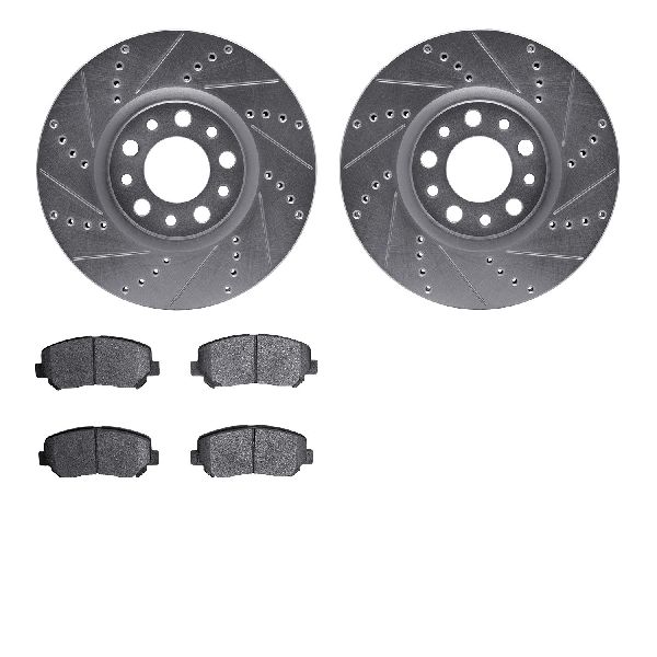 2013-2016 Dodge Dart Disc Brake Kit - Front (Dynamic Friction)