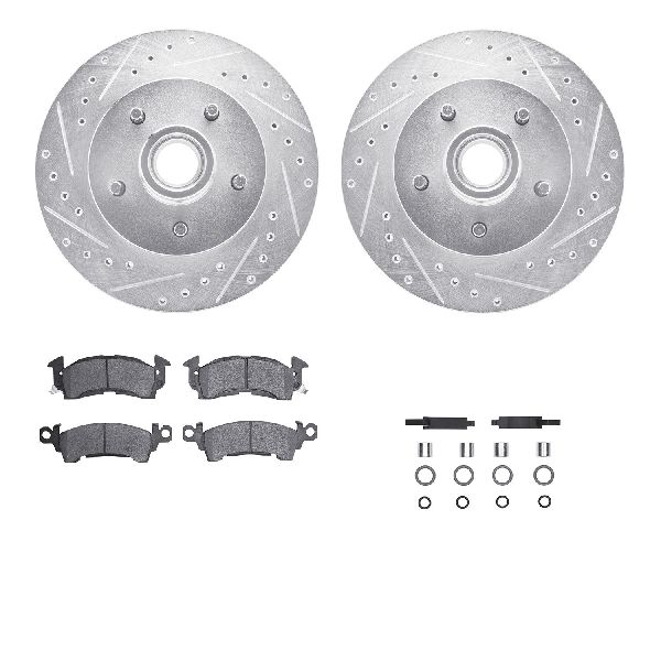 1972-1976 Cadillac DeVille Disc Brake Kit - Front (Dynamic Friction)