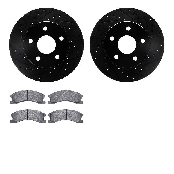 1999-2004 Jeep Grand Cherokee Disc Brake Kit - Front (Dynamic Friction)