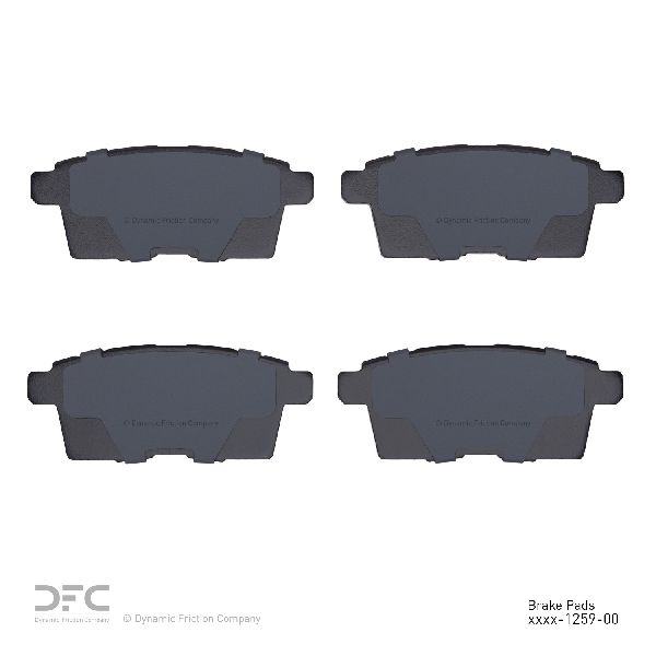 2007-2012 Mazda CX-7 Disc Brake Pad Set - Rear (Dynamic Friction)