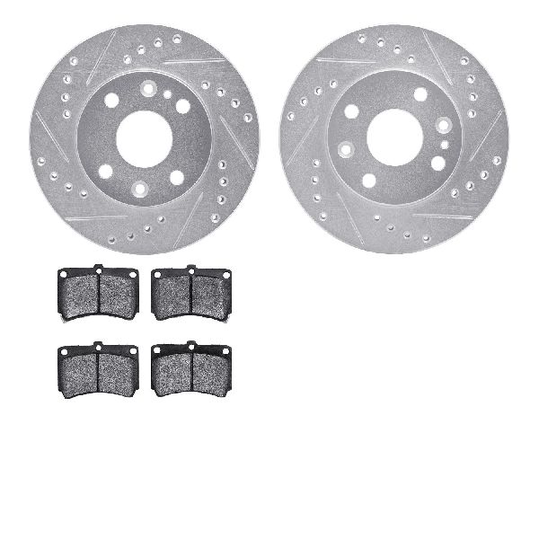 2001-2002 Kia Rio Disc Brake Kit - Front (Dynamic Friction)