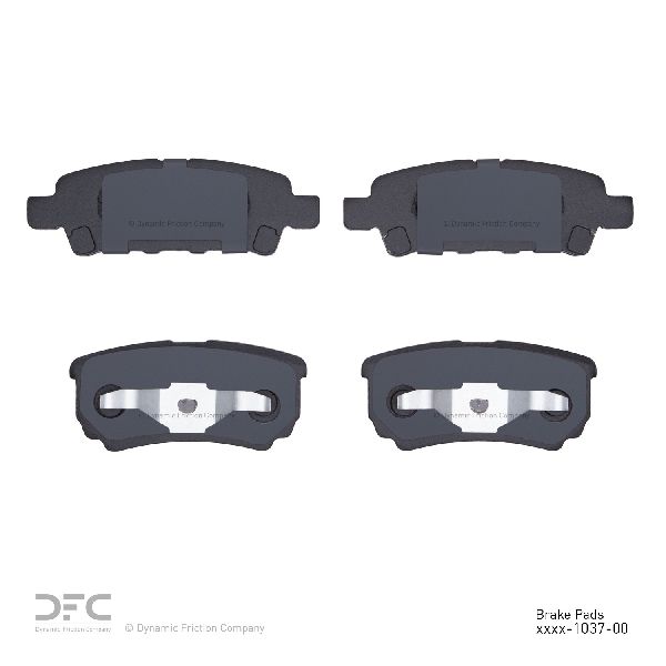 2009-2014 Dodge Avenger Disc Brake Pad Set - Rear (Dynamic Friction)