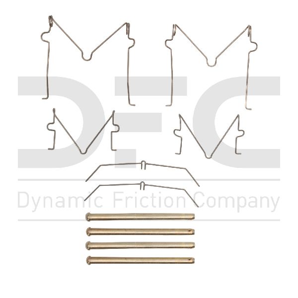 1986-1991 Mazda RX-7 Disc Brake Hardware Kit - Front (Dynamic Friction)