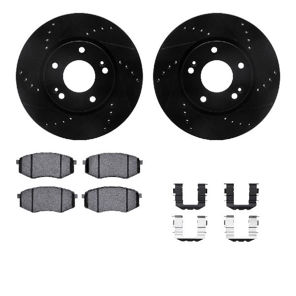 2010-2011 Hyundai Tucson Disc Brake Kit - Front (Dynamic Friction)