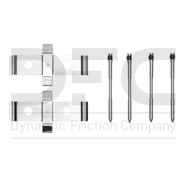 2005-2006 Ford GT Disc Brake Hardware Kit - Front (Dynamic Friction)