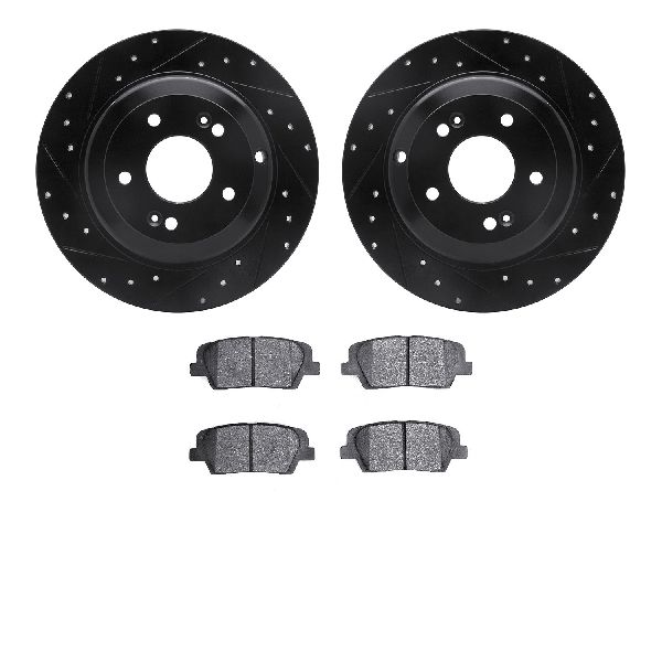2010-2016 Hyundai Genesis Coupe Disc Brake Kit - Rear (Dynamic Friction)