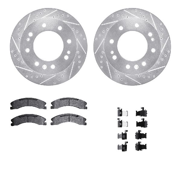 2011-2019 GMC Sierra 2500 HD Disc Brake Kit - Front (Dynamic Friction)